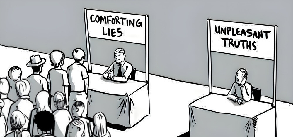 Comforting Lies, Unpleasant Truths